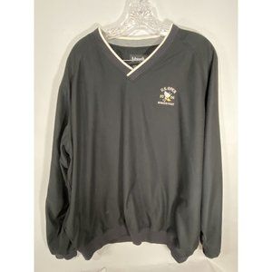 US Open Ashworth XL Golf Pullover Mens Shirt 2006 Winged Foot Geoff Ogilvy Black